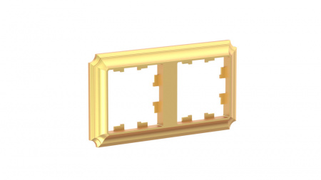 Systeme Electric AtlasDesign Antique Золото Рамка 2-ая, универсальная