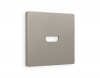 Лицевая панель ALFA (Серо-бежевый матовый) для HDMI розетки QUANT AP3740