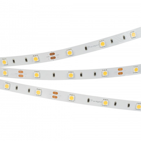 Светодиодная лента Arlight 7,2W/m 30LED/m 5060SMD теплый белый 5M 018102(2)