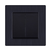 Рамка 1-постовая, черный Kollinger Eleganz Plex EP1BK