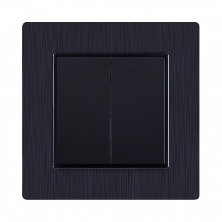 Рамка 1-постовая, черный Kollinger Eleganz Plex EP1BK