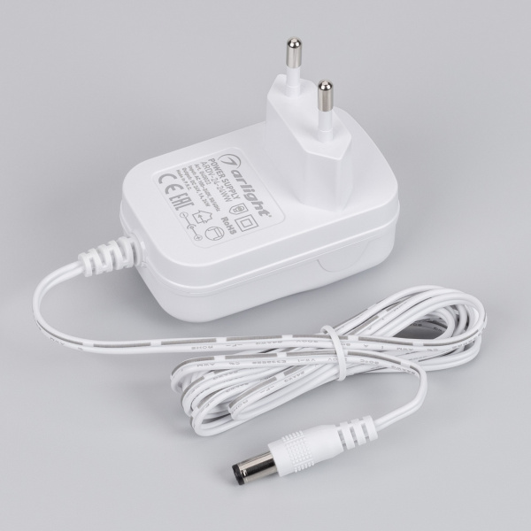 Arlight Блок питания ARDV-24-24WW (24V, 1A, 24W) (Адаптер, 3 года)