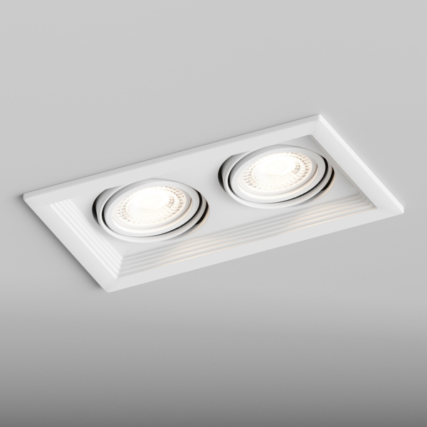 Встраиваемый светильник Hesby Drammen HSBL_0092 IP20,50Вт, GU10, белый