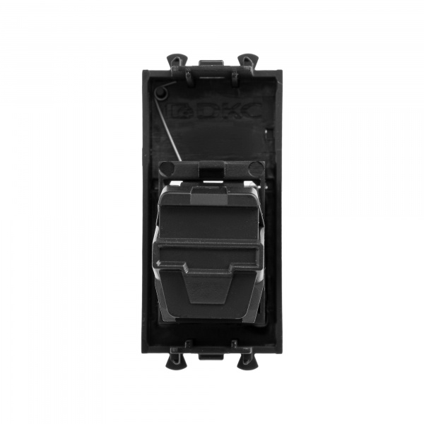 DKC Avanti Черный квадра Розетка тип А-А HDMI 1 модуль