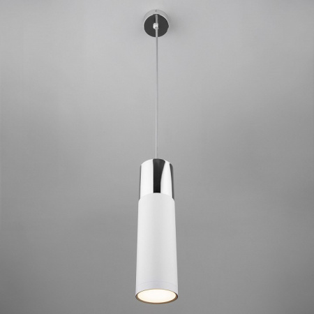 Подвесной светильник 50135/1 LED хром / белый Eurosvet Double Topper