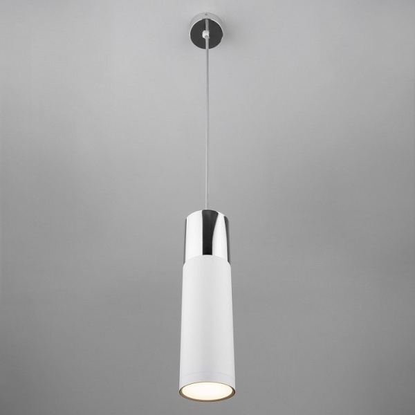 Подвесной светильник 50135/1 LED хром / белый Eurosvet Double Topper