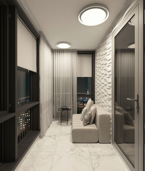 DK6515-WH Накладной светильник, LED, 40W, IP 20, 3000K - 6500K, белый, металл, полимер