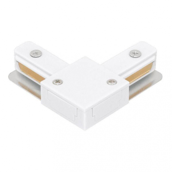 Коннектор L-образный однофазный DesignLed CN2-WH-L 003724