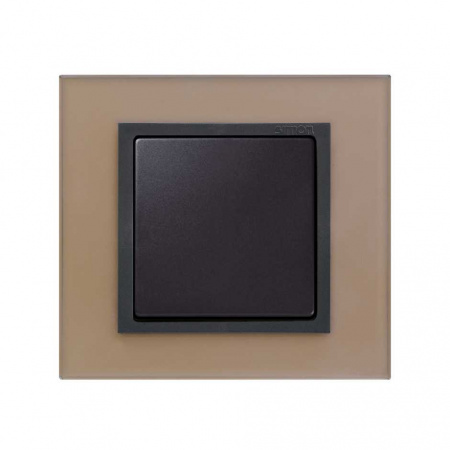 Simon 82 Nature Медь/Графит (стекло) Рамка 1-ая