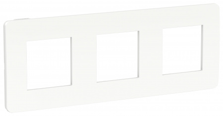 SE Unica Studio Белая/Белая Рамка 3-ная