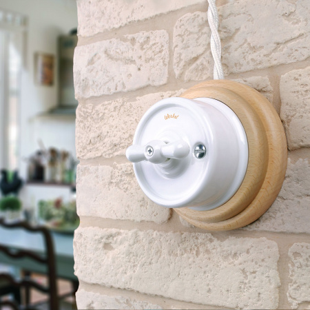 Рамка на 1 пост светлый бук W0015224