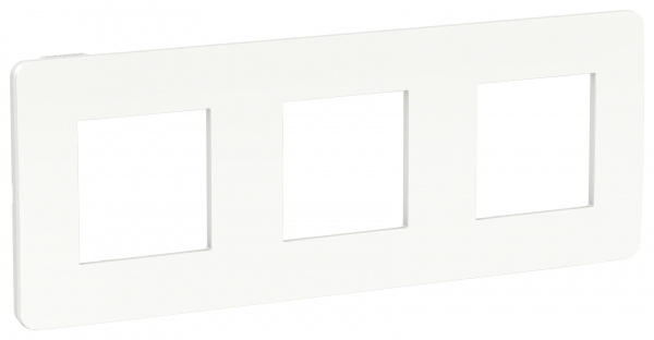 SE Unica Studio Белая/Белая Рамка 3-ная