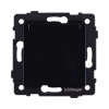 Розетка штепсельная SCHUKO 16A/250 В с крышкой, черный Kollinger REA-006BK для Aspekt, Eleganz, Reflex