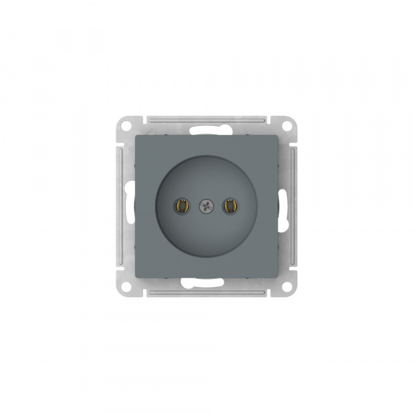 Systeme Electric AtlasDesign Грифель Розетка без заземления без шторок, 16А, мех., быстрозажим. клем.
