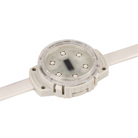 Arlight Модуль управляемый SOLEX-DMX-3535-6-24V RGB 120deg (D40x16mm, 1.5W, IP67) (-)