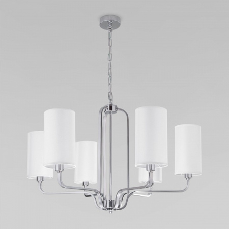 Классическая подвесная люстра 60128/6 хром Eurosvet Purezza