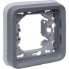Legrand Plexo Серый Рамка 1-ая с суппортом, для внутреннего монтажа IP55
