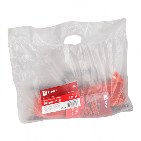 EKF PROxima Удлинитель на рамке "Зевс 2.0" 30м с заземлением ПВС 3*1,0 16А/3,5кВт