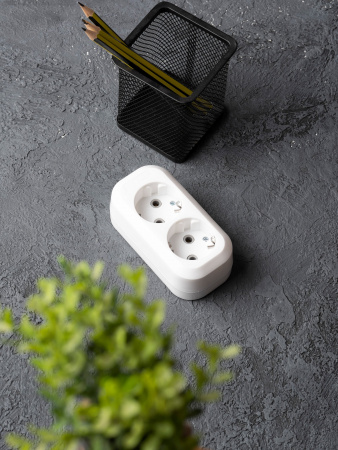 EKF PROxima Колодка 2 гн. 16А 3,5кВт с/з Эксперт