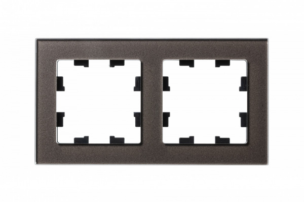 SE AtlasDesign Nature Стекло мокко Рамка 2-ая