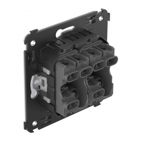 DKC Avanti Закаленная сталь Переключатель двухклавишный