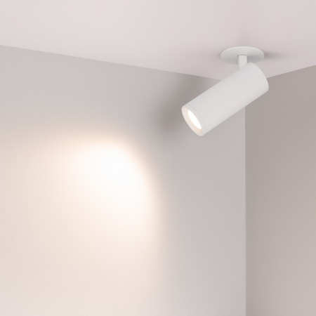 Arlight Светильник LGD-ARTEMIS-BUILT-FLAP-R55-12W Warm3000 (WH, 8-80 deg, 230V)