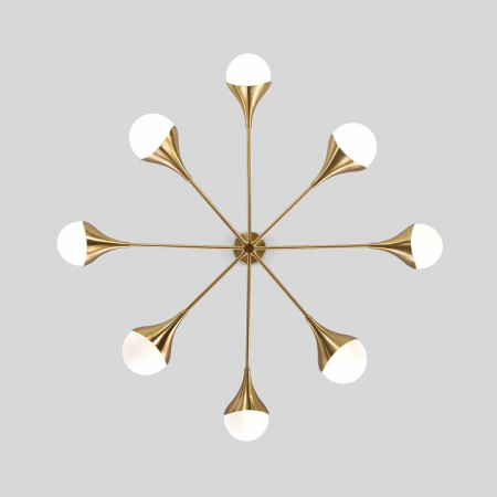 Потолочный светильник 60168/8 латунь Eurosvet Calyx