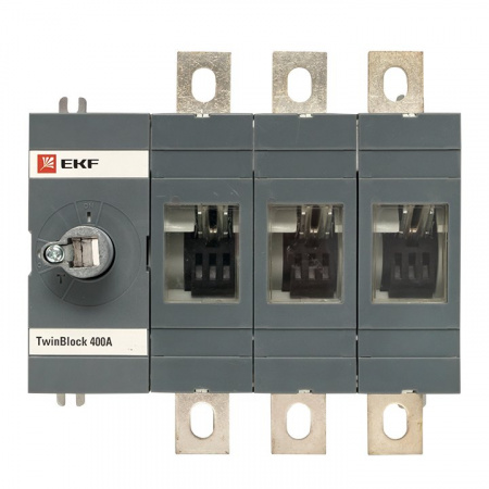 EKF PROxima Рубильник 400A 3P без рукоятки управления TwinBlock