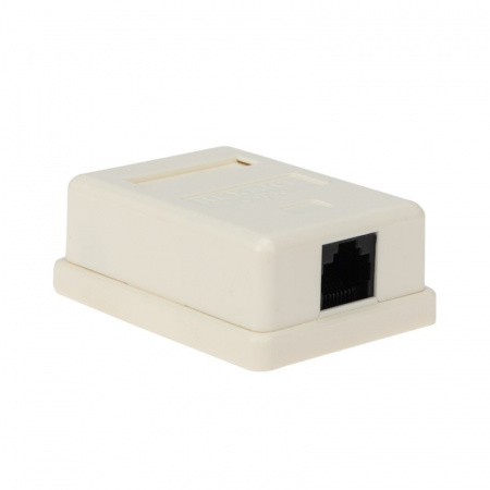 Розетка компьютерная 1-порт RJ-45(8P8C) категория 5e, внешняя Rexant