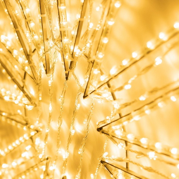 Arlight Фигура ARD-SNOWFLAKE-M11-1250x1200-604LED Warm (230V, 36.5W) (Ardecoled, IP65)