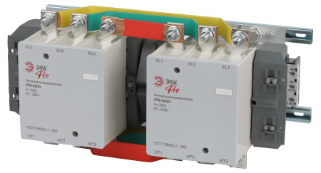 ЭРА Контактор КТИ-52653 реверсивный PRO KKT53-265-230-10-E 265А 230В/АС3 ЭРА Контактор КТИ-52653 реверсивный PRO KKT53-265-230-10-E 265А 230В/АС3
