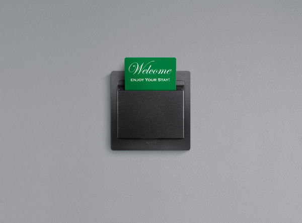 Legrand Etika Антрацит Выключатель карточный с выдержкой времени, с подсветкой