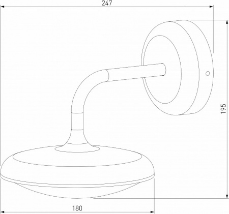Светильник садово-парковый со светодиодами Portal 35162/D серый Elektrostandard Portal a063025