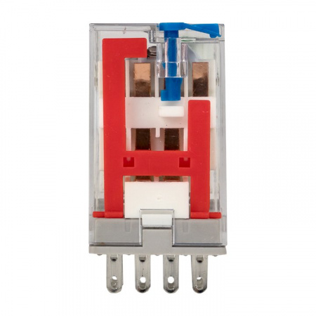 EKF Averes Реле промежуточное с кнопкой и механической индикацией RPAt 22/4 5A 24В DC