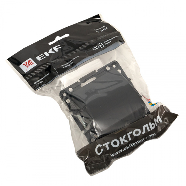 EKF PROxima Стокгольм Черный Кабельный вывод