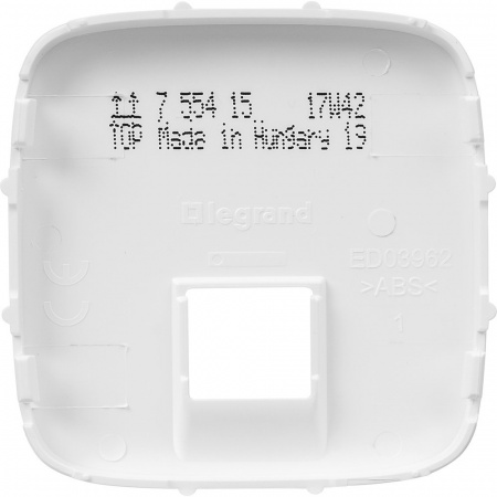 Legrand Valena ALLURE Бел Накладка розетки ТЛФ/комп 1-ой