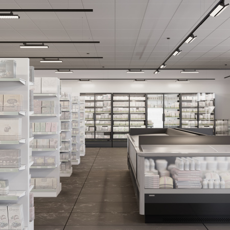 Трековый светодиодный светильник Arlight LGD-Mars-4TR-S582x138-50W Day4000 035499