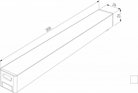 Flat Magnetic Трансформатор 100W (черный) 95044/00 Elektrostandard Flat Magnetic a063730