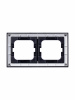 ABB BJE Axcent Черный Рамка 2-ая