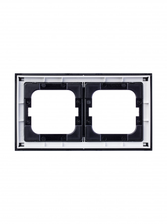 ABB BJE Axcent Черный Рамка 2-ая