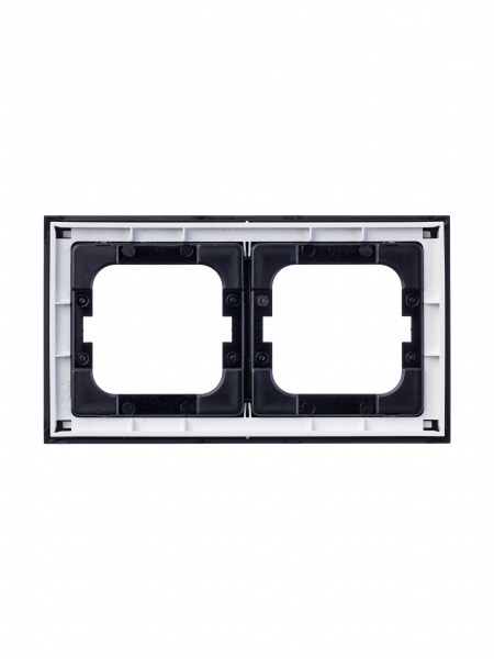ABB BJE Axcent Черный Рамка 2-ая