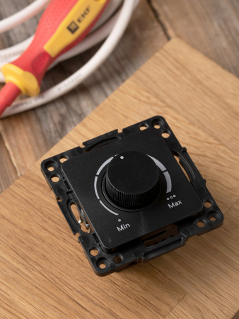 EKF PROxima Стокгольм Черный Светорегулятор, 600W, 220В