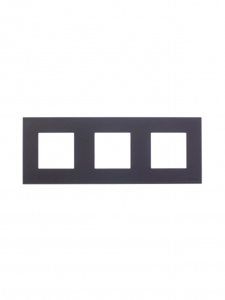 ABB NIE Zenit Антрацит Рамка 3-я 2+2+2 мод