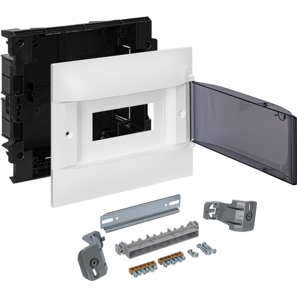 Legrand Practibox S Пластиковый щиток Встраиваемый 1X8 Дымчатая дверь