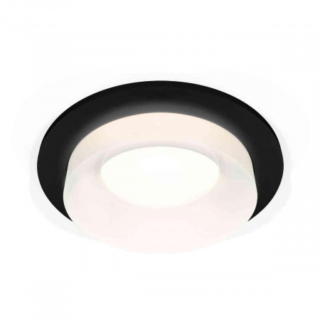 Комплект встраиваемого светильника Ambrella light Techno Spot XC7622044 SBK/FR черный песок/белый матовый (C7622, N7165)