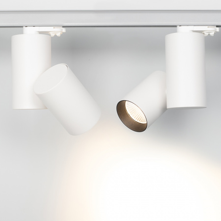 Arlight Светильник SP-POLO-TRACK-TURN-R85-15W Warm3000 (WH-BK, 40 deg) (IP20 Металл, 3 года)