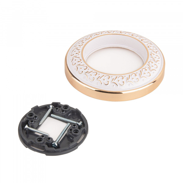 Рамка на 1 пост (белое золото) WL70-frame-01