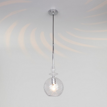 Подвесной светильник с плафоном 50192/1 хром Eurosvet Dream