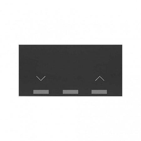 Simon 100 Черный матовый  Клавиша выключателя жалюзи