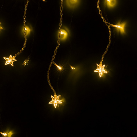 Гирлянда бахрома 1,8*0,5 м IP20 100-002 теплый белый Eurosvet 100-002